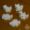 Kit Cortadores de Biscoito Dinossauro