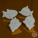 Kit Cortadores de Biscoito Baby Shark  