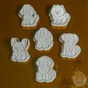 Kit Cortador de Biscoito Cachorrinhos – 6 Raças 